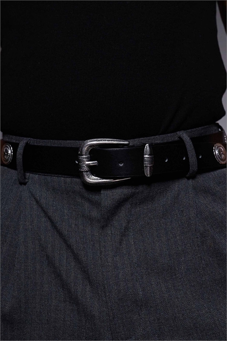 Тонкий ремень с дисками артикул 152469395