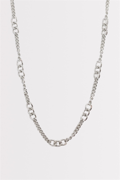 Колье с цепочкой из звеньев разной длины артикул 155215977