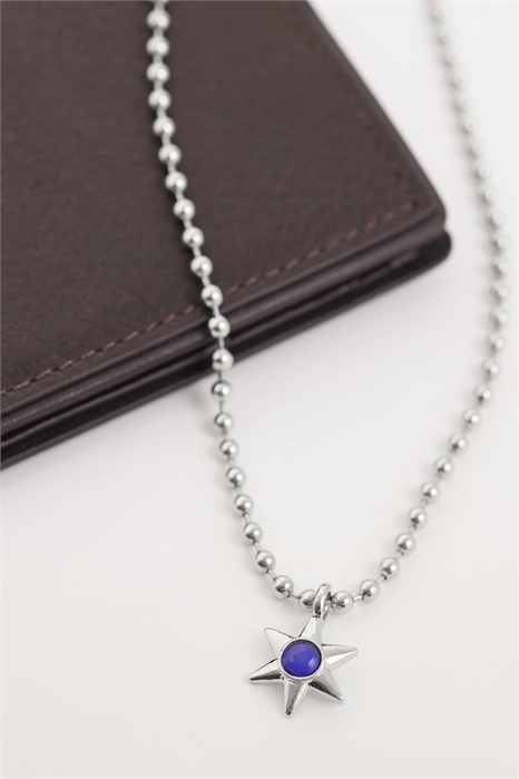 Кулон-звезда с камнем настроения артикул 154899421