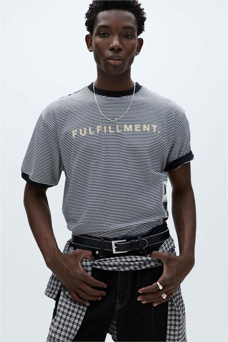 Ремень из искусственной кожи с металлическими краями артикул 154629722