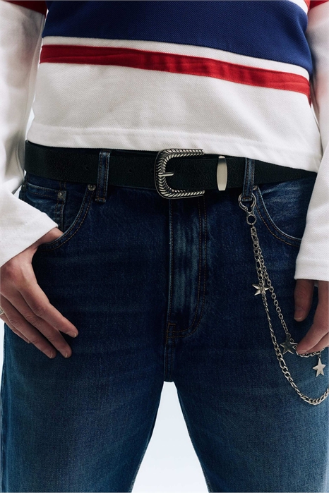 Ковбойский ремень с эффектом «трещинчатой» отделки артикул 154643147