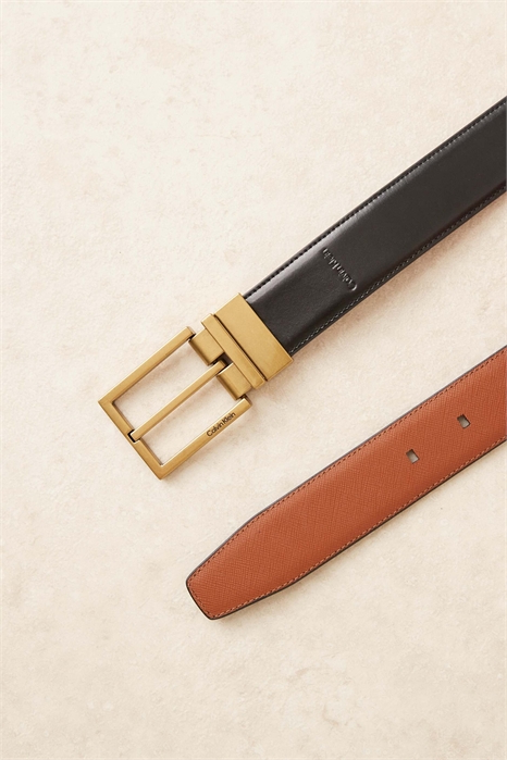 Ремень с двусторонней квадратной пряжкой шириной 32 мм артикул 151415693