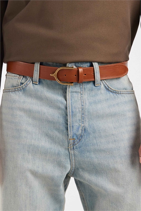 Пояс с золотой пряжкой артикул 154861345