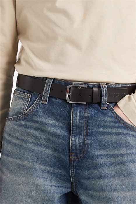 Кожаный ремень Austin с пряжкой с логотипом артикул 154139464