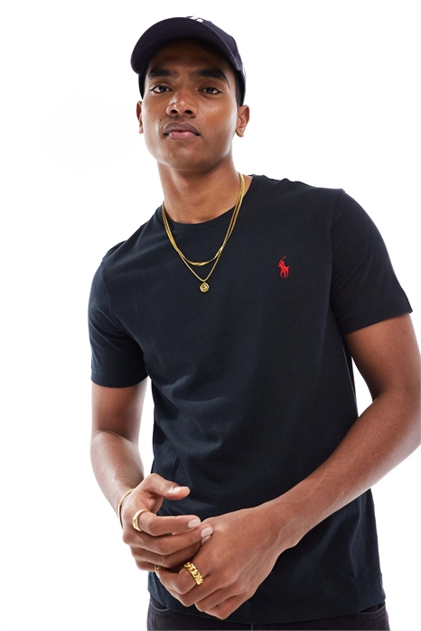 Футболка с логотипом в виде значка, приталенный крой артикул 117681856