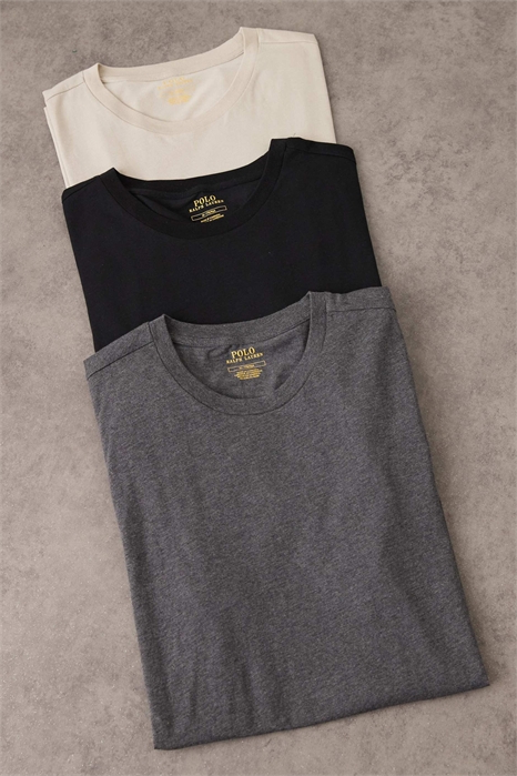 Футболка для отдыха с логотипом в виде значка, комплект из 3 штук артикул 148256620