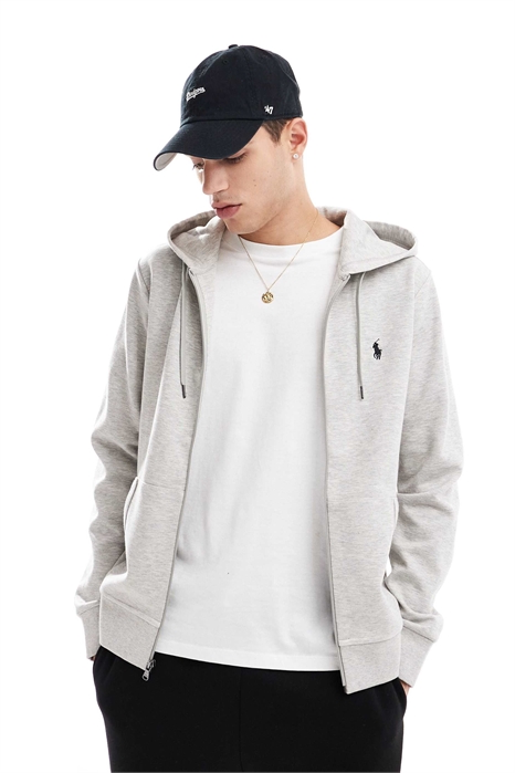 Толстовка с капюшоном, двойным трикотажем и застежкой-молнией артикул 117681929