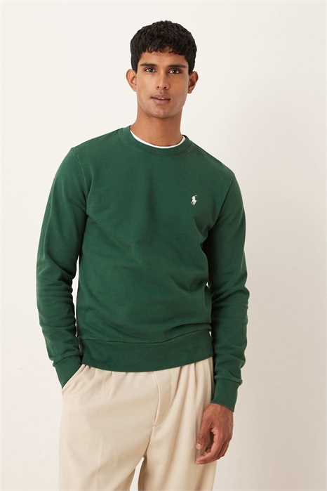 Свитшот из двойного трикотажа с логотипом артикул 148292260