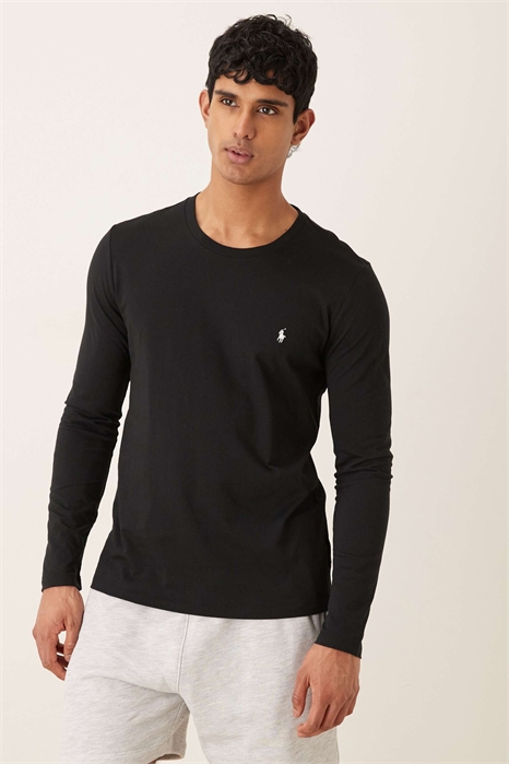 Домашняя футболка из хлопкового джерси с длинным рукавом артикул 154158044