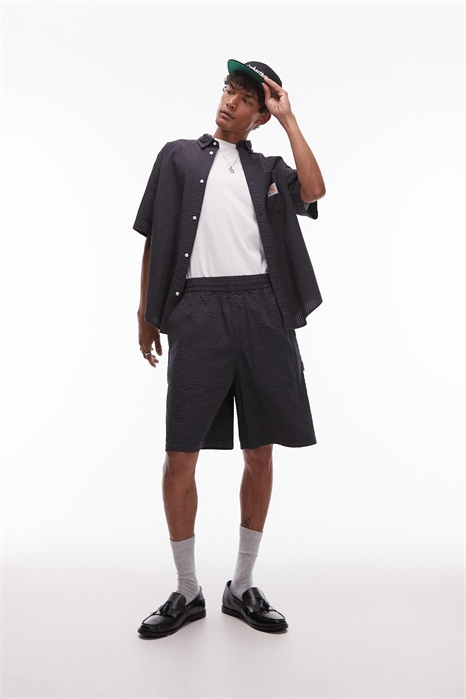 Шорты Toland из ткани «сирсакер» прямого кроя co-ord артикул 146695375