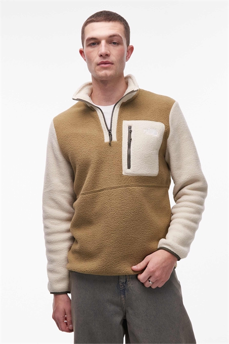 Флисовая кофта Yumiori с 1/4-застежкой-молнией и цветовыми вставками артикул 154426470