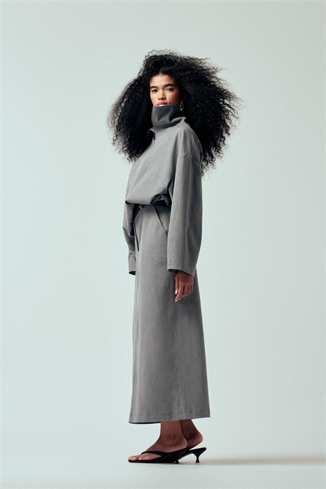 Приталенная юбка-макси артикул 155224318