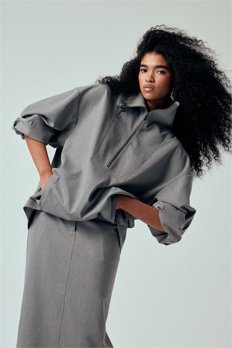 Куртка с воротником-воронкой, сшитая на заказ артикул 155224197