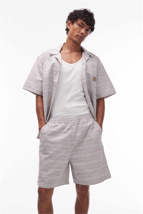 Шорты из ткани с текстурой «геллар» свободного кроя co-ord артикул 146695378