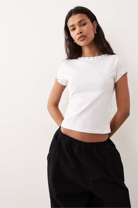 Футболка с зауженным рукавом артикул 156153188