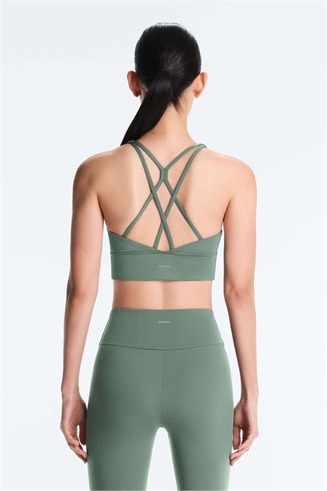 Спортивный бюстгальтер Comfortlux со средней степенью поддержки и чашками артикул 155983710