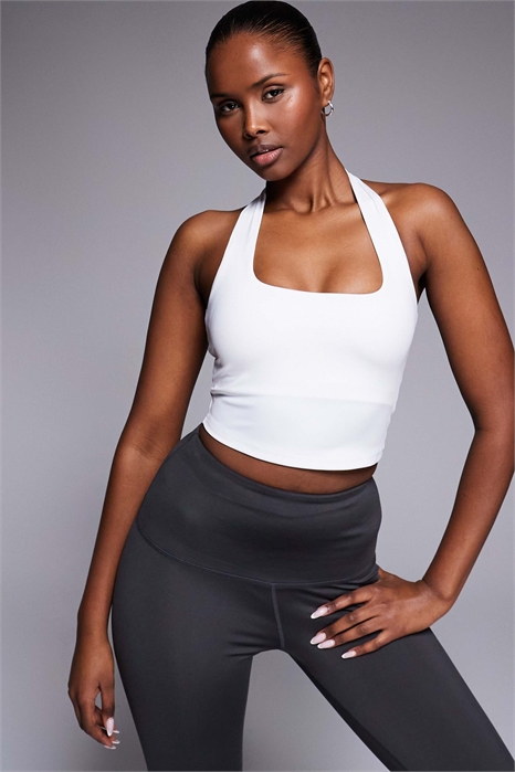 Спортивный жилет с открытой спиной и встроенным бюстгальтером артикул 155585869