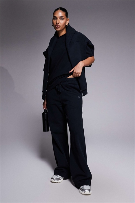 Джоггеры с широкими брючинами артикул 153667669