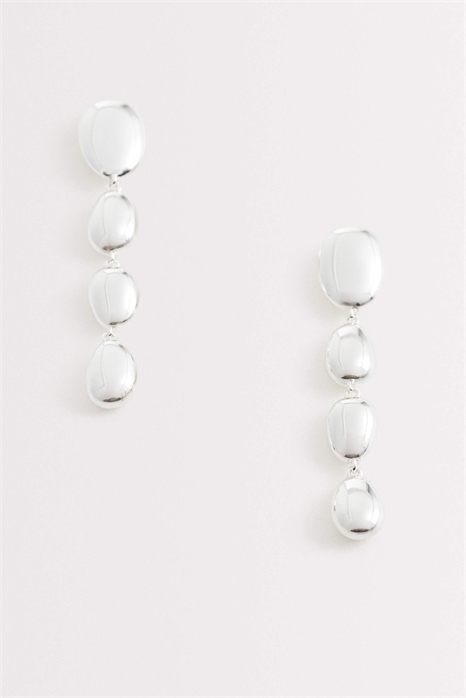 Серьги-подвески с шариками артикул 155223564