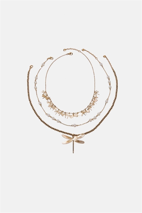 Набор из 3 кулонов в виде стрекозы артикул 156033487