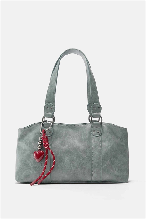 Мягкая сумка-тоут с подвеской артикул 156037636