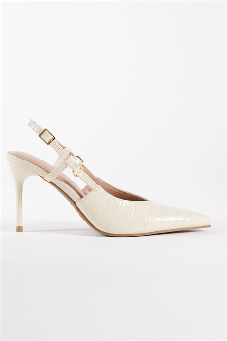 Туфли на каблуке с вырезом сзади артикул 153786572