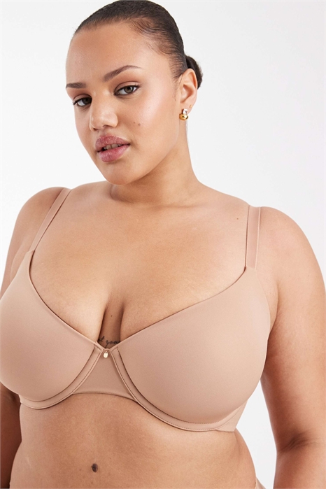 ASOS DESIGN Бюстгальтер-футболка с формованными чашками для полных артикул 148662660