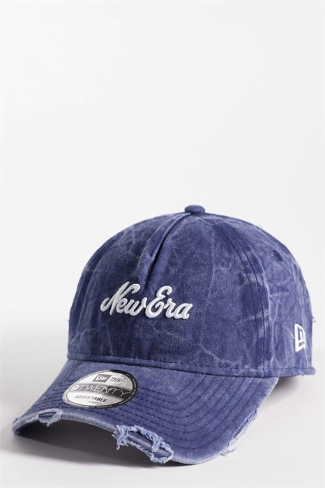 Логотип со слоганом на женской джинсовой кепке 9twenty артикул 154895124