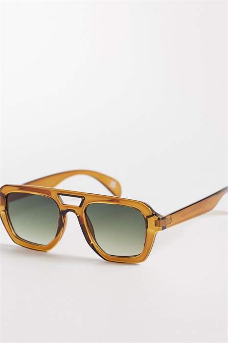 Угловатые солнцезащитные очки в стиле «авиатор» артикул 154748715