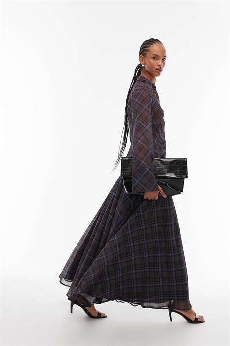 Юбка-макси свободного кроя артикул 152428132