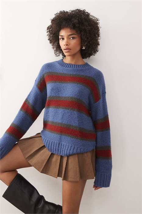 Чистый вязаный свитер артикул 152428817