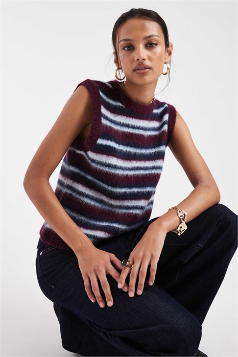 Трикотажная майка свободного кроя артикул 152666222