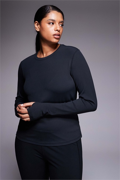 Теплая кофта с длинными рукавами и ребристыми манжетами артикул 151335196