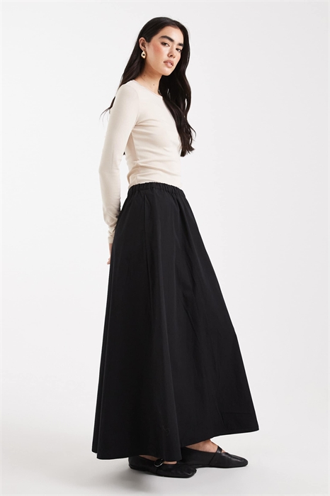 Юбка-макси свободного кроя артикул 147475403