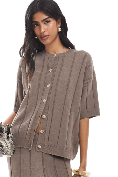 Вязаный хлопковый кардиган co-ord артикул 149241004