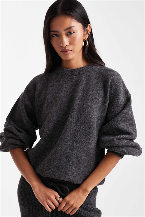 Свитер-блузон с завязками по низу co-ord артикул 151701976