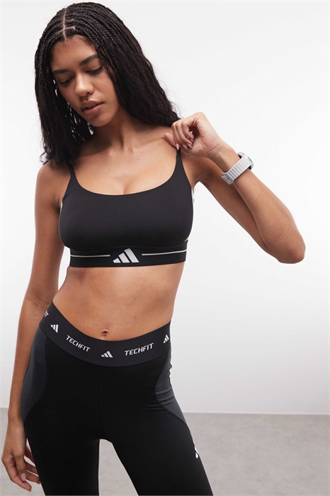 Спортивный бюстгальтер adidas Training Hyperglam с легкой поддержкой артикул 150043808