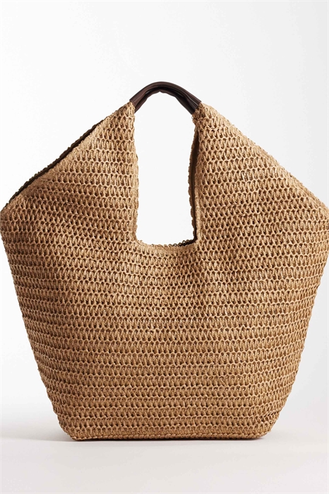 Сумка-тоут из соломы в виде вазы большого размера артикул 153891533