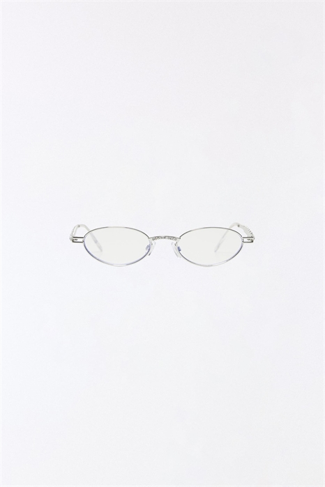 Очки с фильтром синего света и стразами на дужках артикул 156278970