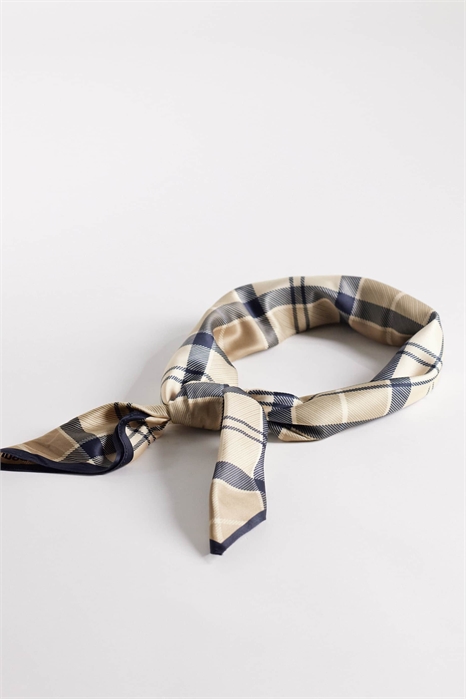 Шарф с клетчатым узором «Кинсейл» для головы и шеи артикул 154715353