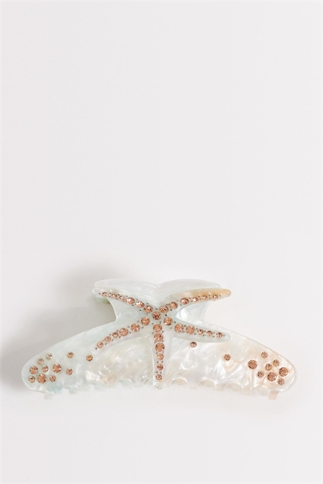 Заколка в виде морской звезды с украшениями артикул 152701989