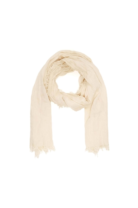 Шарф с бахромой из мягкой ткани артикул 156035320