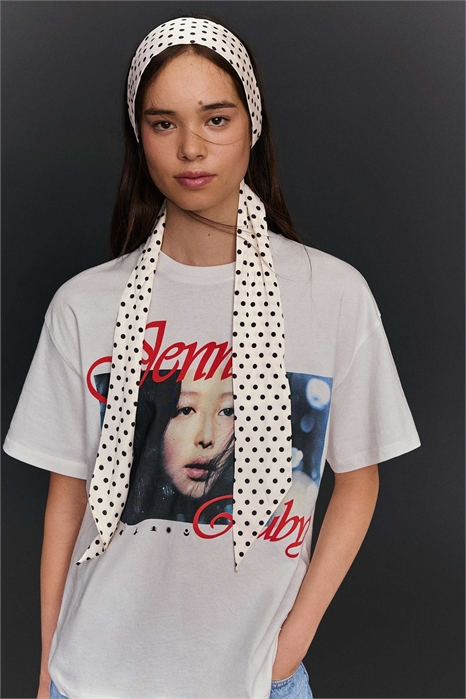 Шарф-галстук в горошек артикул 156004832