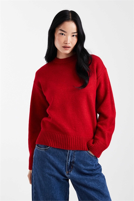 Свитер с крупными швами артикул 155170794