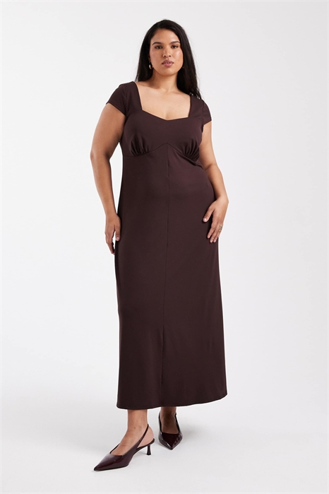 Платье-миди с короткими рукавами от ASOS DESIGN Curve артикул 151421284