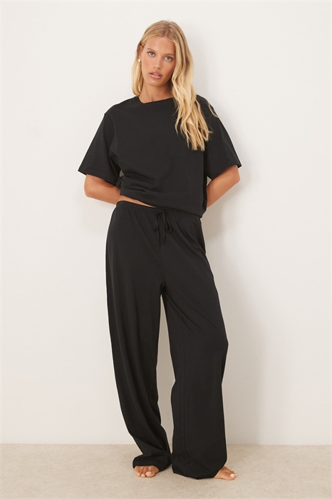 Хлопковые пижамные брюки в стиле «микс-энд-матч» артикул 146836002