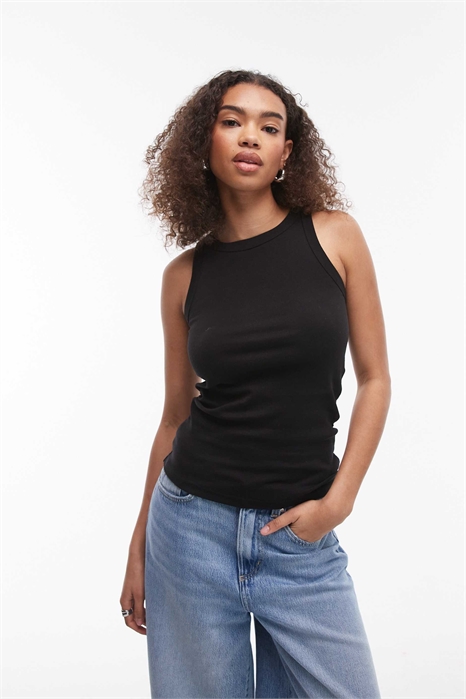 Жилет из ребристого джерси артикул 143301549