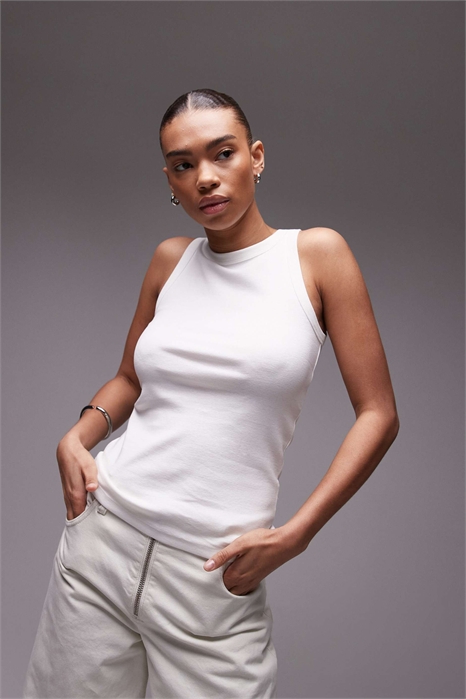 Жилет из ребристого джерси артикул 143080405