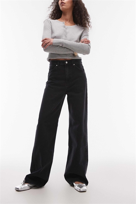 Джинсы Lupine с высокой талией и широкими брючинами артикул 138033208