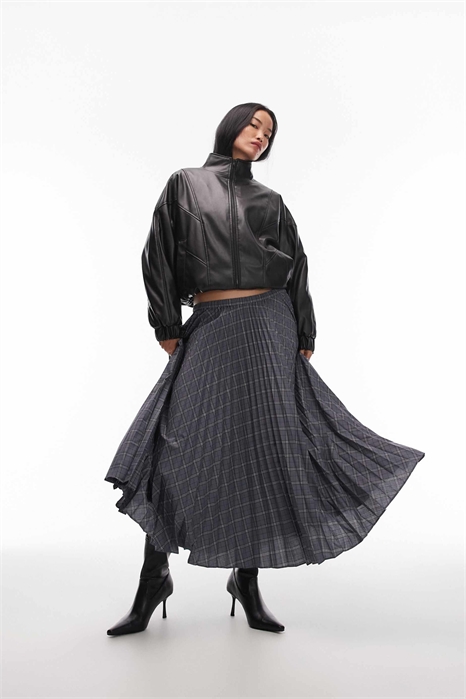 Юбка-миди с плиссировкой артикул 150524192